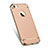 Custodia Lusso Metallo Laterale e Plastica per Apple iPhone 5S Oro