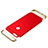 Custodia Lusso Metallo Laterale e Plastica per Huawei Honor 7X Rosso