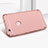 Custodia Lusso Metallo Laterale e Plastica per Huawei P8 Lite (2017) Oro Rosa