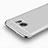 Custodia Lusso Metallo Laterale e Plastica per Samsung Galaxy S7 Edge G935F Argento
