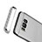 Custodia Lusso Metallo Laterale e Plastica per Samsung Galaxy S8 Plus Argento