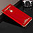 Custodia Lusso Metallo Laterale e Plastica per Xiaomi Redmi Note 3 MediaTek Rosso