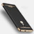 Custodia Lusso Metallo Laterale e Plastica per Xiaomi Redmi Note 3 Nero