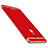 Custodia Lusso Metallo Laterale e Plastica per Xiaomi Redmi Note 3 Rosso