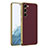 Custodia Lusso Pelle Cover AC5 per Samsung Galaxy S21 5G Rosso