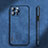 Custodia Lusso Pelle Cover AT3 per Apple iPhone 13 Pro Max Blu