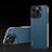 Custodia Lusso Pelle Cover AT5 per Apple iPhone 14 Pro Max Blu