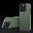 Custodia Lusso Pelle Cover AT5 per Apple iPhone 14 Pro Max Verde