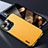 Custodia Lusso Pelle Cover AT7 per Apple iPhone 14 Pro Max Giallo