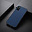 Custodia Lusso Pelle Cover B01H per Samsung Galaxy A02s Blu