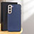 Custodia Lusso Pelle Cover B01H per Samsung Galaxy S24 5G Blu