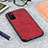 Custodia Lusso Pelle Cover B03H per Samsung Galaxy A02s Rosso