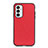 Custodia Lusso Pelle Cover B03H per Samsung Galaxy F23 5G Rosso