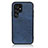 Custodia Lusso Pelle Cover B03H per Samsung Galaxy S21 Ultra 5G Blu