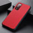 Custodia Lusso Pelle Cover B05H per Samsung Galaxy S20 Lite 5G Rosso