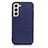 Custodia Lusso Pelle Cover B05H per Samsung Galaxy S22 Plus 5G Blu