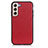 Custodia Lusso Pelle Cover B05H per Samsung Galaxy S22 Plus 5G Rosso