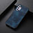 Custodia Lusso Pelle Cover B06H per Samsung Galaxy M32 5G Blu