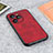 Custodia Lusso Pelle Cover B08H per Huawei Honor 60 SE 5G Rosso