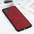 Custodia Lusso Pelle Cover B08H per Samsung Galaxy A22 5G Rosso