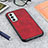 Custodia Lusso Pelle Cover B08H per Samsung Galaxy F23 5G Rosso
