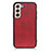Custodia Lusso Pelle Cover B08H per Samsung Galaxy S21 Plus 5G Rosso