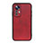 Custodia Lusso Pelle Cover B08H per Xiaomi Mi 12 5G Rosso