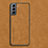 Custodia Lusso Pelle Cover C01 per Samsung Galaxy S21 5G Marrone