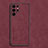Custodia Lusso Pelle Cover C01 per Samsung Galaxy S23 Ultra 5G Rosso