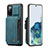 Custodia Lusso Pelle Cover C01S per Samsung Galaxy S20 Lite 5G Blu