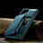 Custodia Lusso Pelle Cover C02S per Samsung Galaxy S22 Ultra 5G Blu