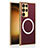 Custodia Lusso Pelle Cover con Mag-Safe Magnetic AC1 per Samsung Galaxy S23 Ultra 5G Rosso