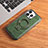Custodia Lusso Pelle Cover con Mag-Safe Magnetic JD1 per Apple iPhone 14 Pro Verde