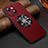 Custodia Lusso Pelle Cover con Mag-Safe Magnetic LD2 per Apple iPhone 14 Plus Rosso