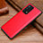 Custodia Lusso Pelle Cover DL1 per Oppo K9 5G Rosso