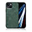 Custodia Lusso Pelle Cover DY1 per Apple iPhone 14 Verde