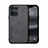 Custodia Lusso Pelle Cover DY1 per Oppo F21 Pro 4G Nero