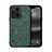 Custodia Lusso Pelle Cover DY1 per Oppo Find X3 Pro 5G Verde
