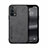 Custodia Lusso Pelle Cover DY1 per Oppo K9 5G Nero