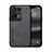 Custodia Lusso Pelle Cover DY1 per Oppo Reno8 Pro+ Plus 5G Nero