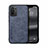 Custodia Lusso Pelle Cover DY1 per Xiaomi Poco M5S Blu