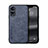 Custodia Lusso Pelle Cover DY2 per Oppo A58 5G Blu