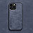 Custodia Lusso Pelle Cover DY3 per Apple iPhone 12 Pro Blu