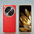 Custodia Lusso Pelle Cover GS7 per OnePlus Open 5G Rosso