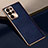 Custodia Lusso Pelle Cover H01 per Samsung Galaxy S21 Ultra 5G Blu