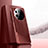 Custodia Lusso Pelle Cover JB1 per Huawei Mate 40 RS Rosso