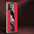 Custodia Lusso Pelle Cover JB1 per OnePlus 9R 5G Rosso