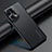 Custodia Lusso Pelle Cover JB4 per Oppo Find X5 Pro 5G Nero