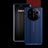 Custodia Lusso Pelle Cover JB5 per Huawei Mate 40 RS Blu