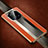 Custodia Lusso Pelle Cover K01 per Huawei Mate 40E Pro 5G Arancione
